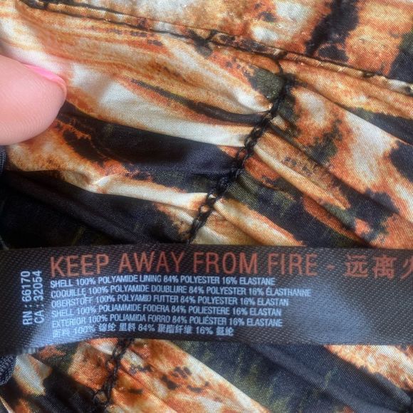 NWT - FP MOVEMENT Printed The Way Home Shorts In Black Combo - Picture 10 of 10